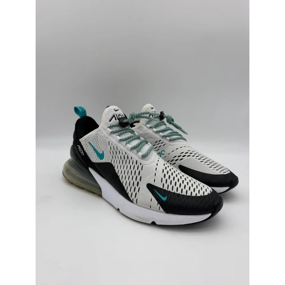 Nike Air Max 270 White Black Dusty Cactus AH8050-001 Mens Size 12 Sneaker